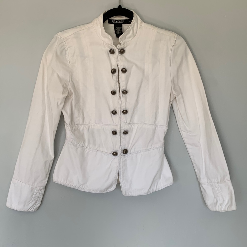 Rampage, military jacket in white size S